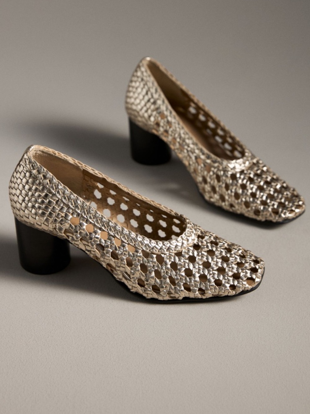 Pilcro Woven Ballet Heels 36